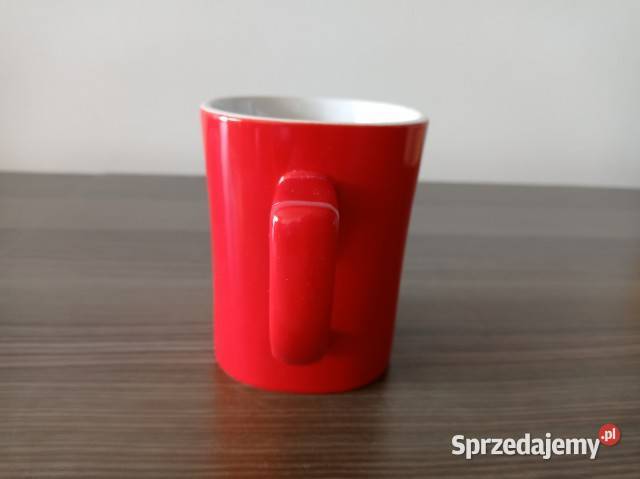 Kubek NESCAFE XXL 350 ml czerwony śląskie Chorzów