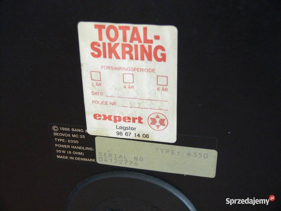 Kolumny Bang Olufsen Beovox MC35 sprawne WYSYŁKA Jasło