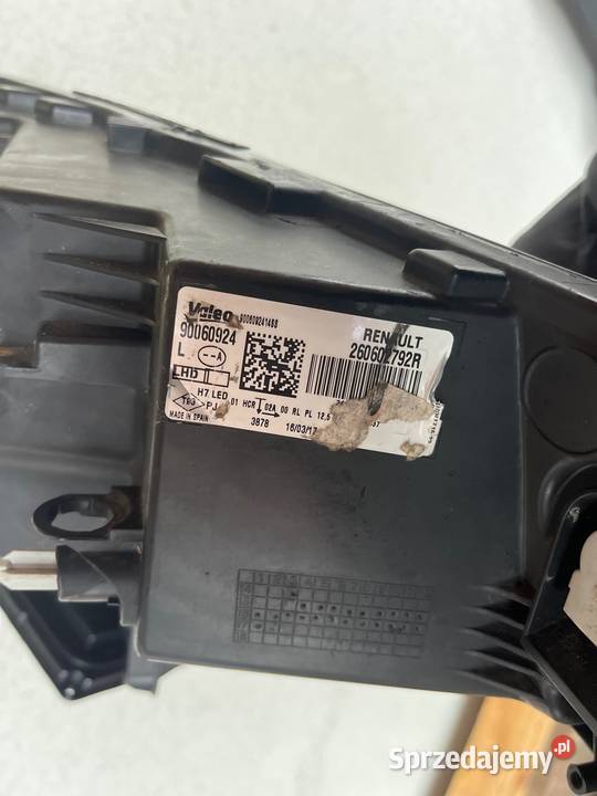 RENAULT MEGANE IV 16 LAMPA REFLEKTOR LEWY PRZÓD Ostrów Wielkopolski