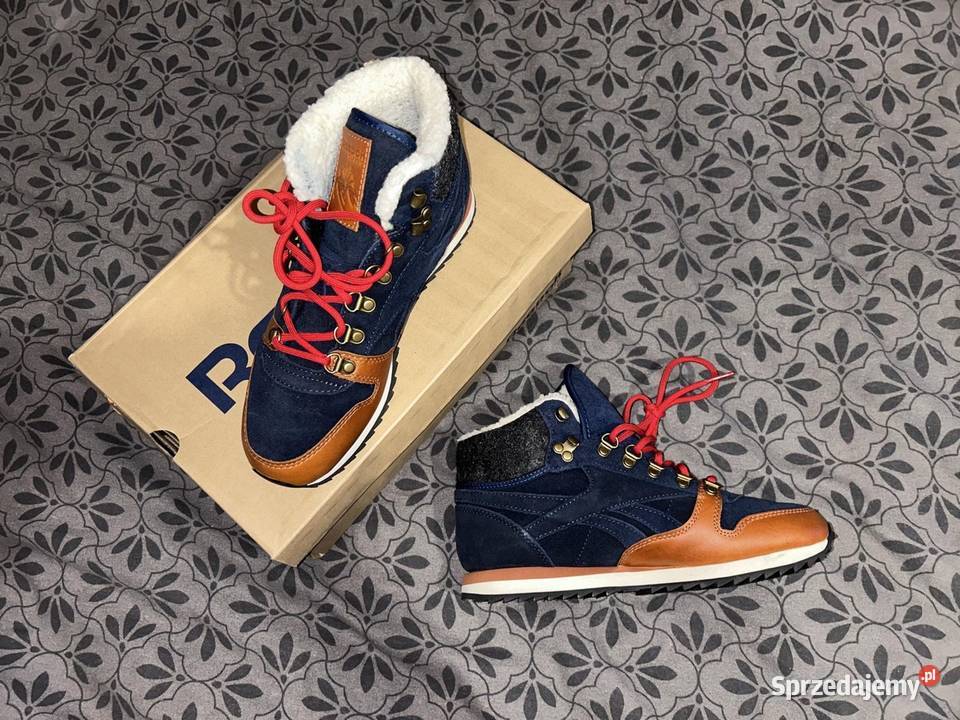 Nowe Damskie Buty Zimowe Reebok brązowy/beżowy