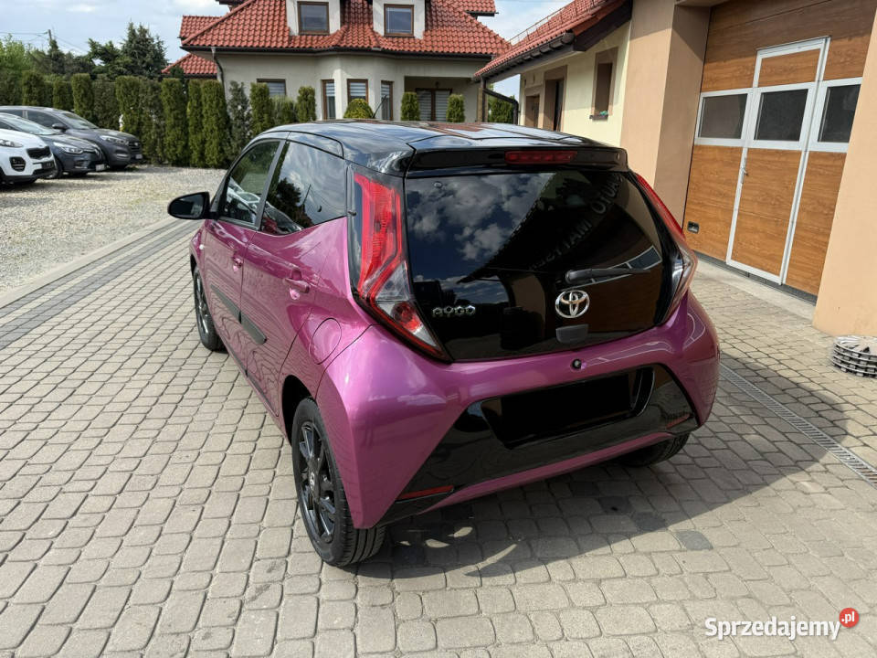 Toyota Aygo 10 72 Klima Kamera CarPlay II 2014 śląskie Orzech