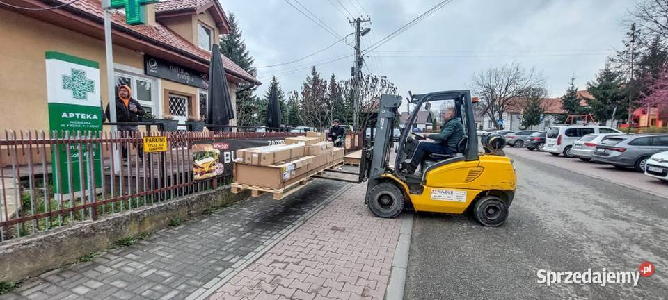 Wózki widłowe Małopolska Wynajem Usługi Kraków auto wynajem