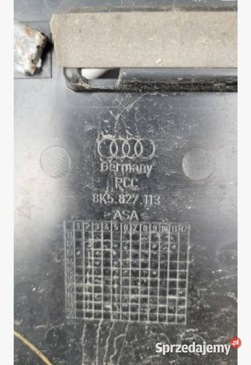 PODKŁADKA TABLICY REJESTRACYJNEJ USA AUDI A4S4 Pniewy sprzedam