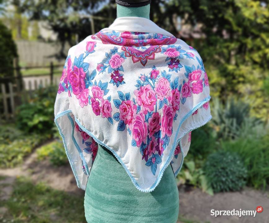 Duża apaszka chustka chusta Atmosphere boho Dla kobiet zachodniopomorskie Szczecin