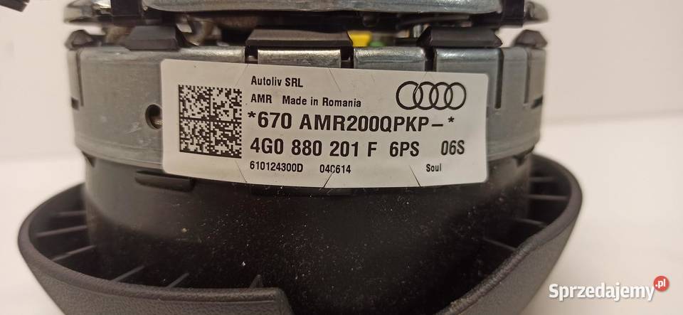 AUDI A6 C7 PODUSZKA AIRBAG KIEROWCY 4G0880201F Poduszki powietrzne dolnośląskie