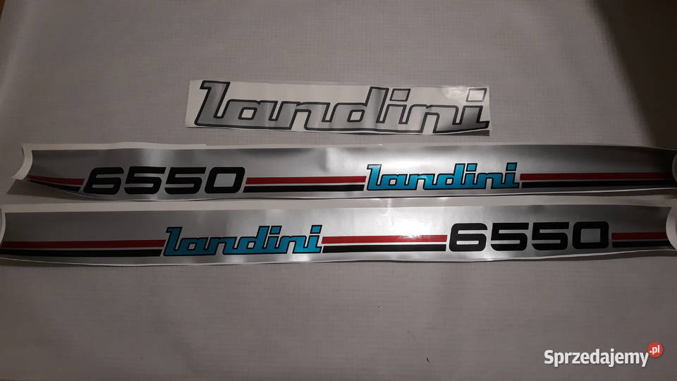 Naklejki na traktor Landini 7550 7880 8880 6550 Wola Wiewiecka