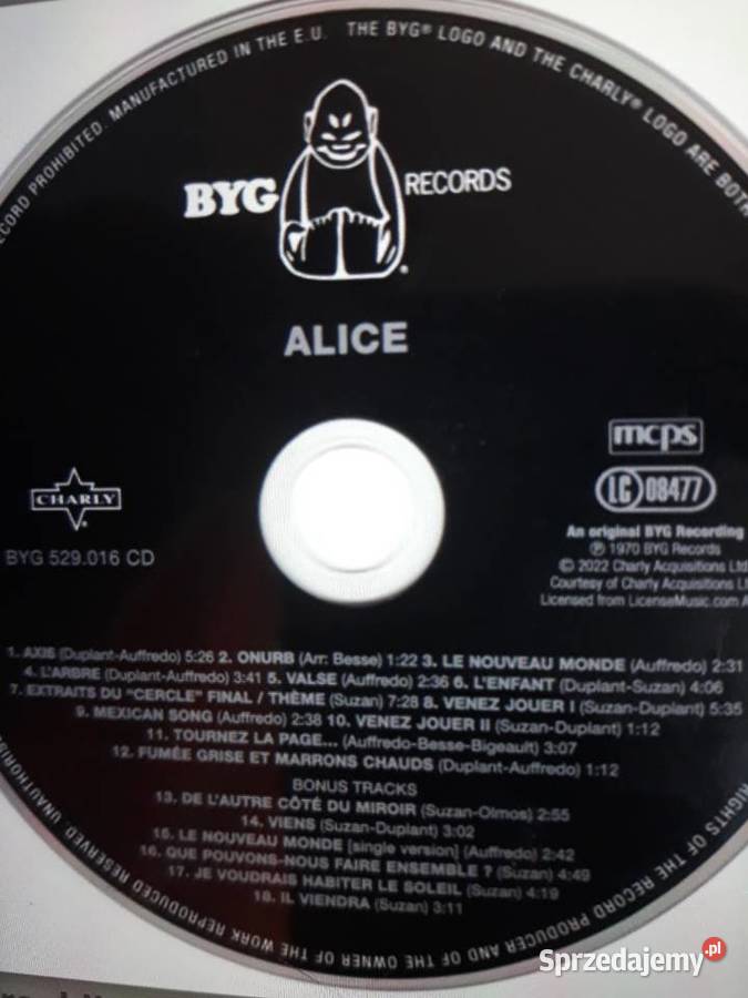 Archiwum prog Symphonic rocka ALICE Alice 1970 Rzeszów sprzedam