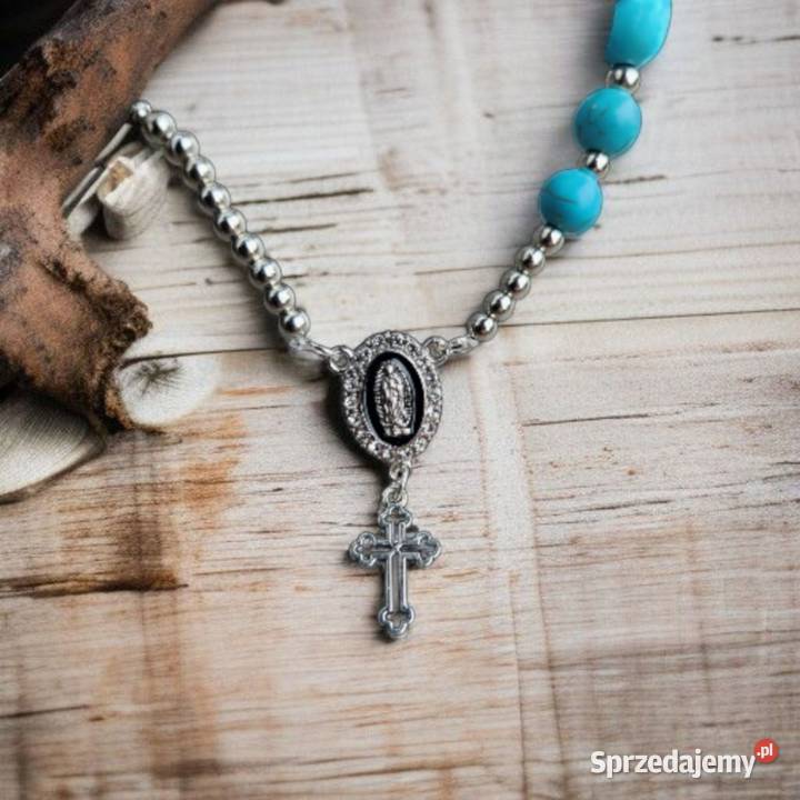 Elegancka Dziesiątka Różańca z Turkusem i Sanok