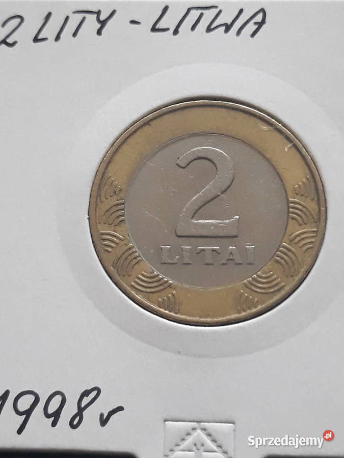 2 Lity Litwa 1998 r Antyki, Sztuka, Kolekcje Konin