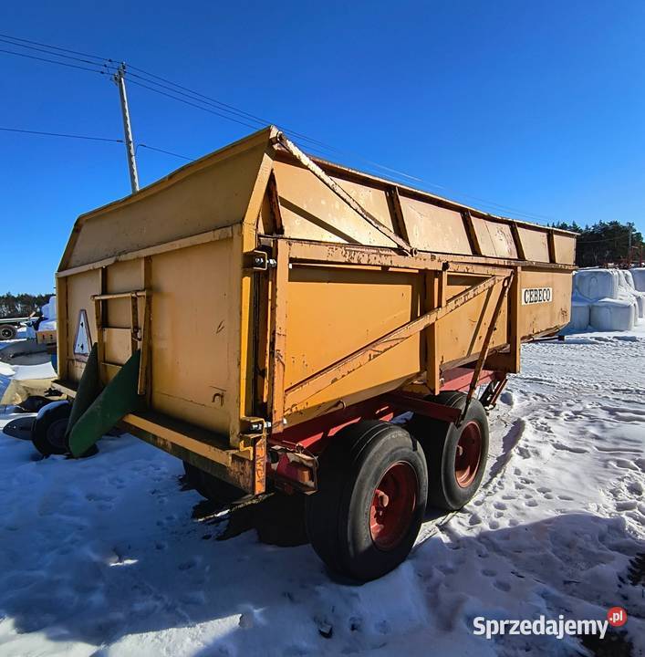 Sprzedam Przyczepa Skorupowa Cebeco 1012t podlaskie Łomża sprzedam