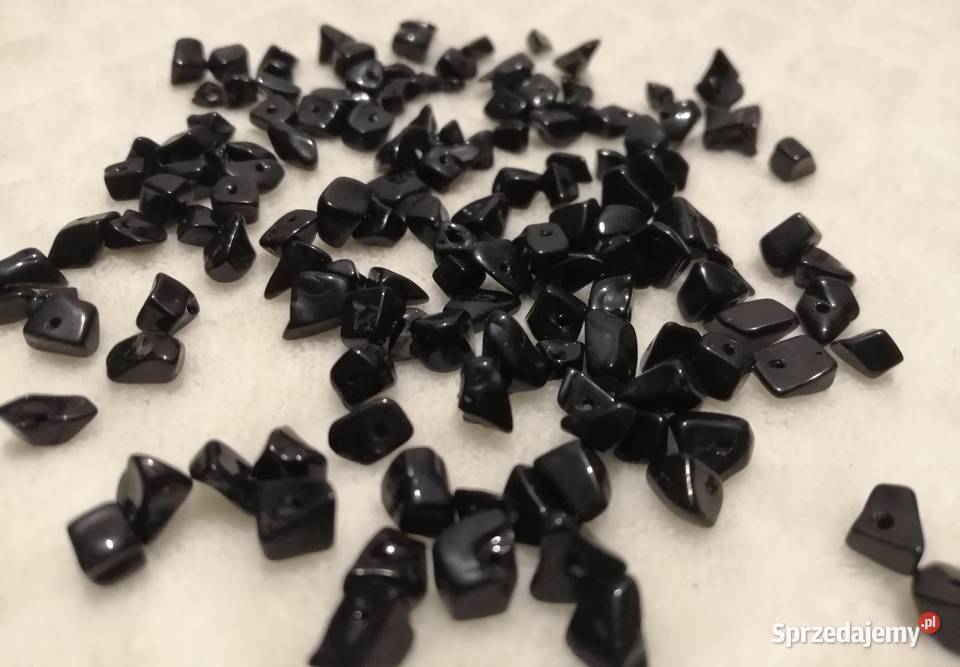 Koraliki kamyki sieczka nieregularne bryłki 68mm