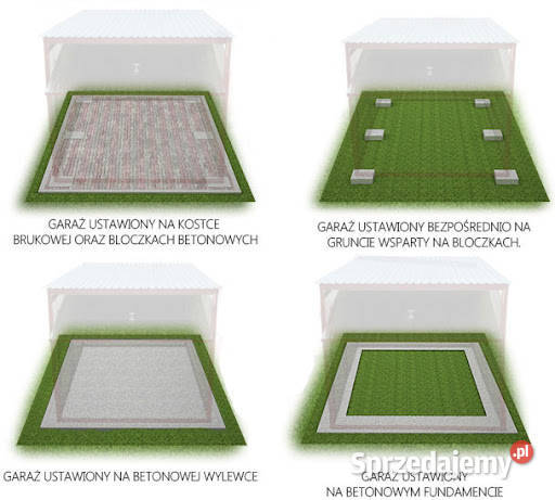 Garaż Blaszany 6x6 7x6 7x7 4x6 3x5 5x5 producent Sprzedaż Białystok sprzedam