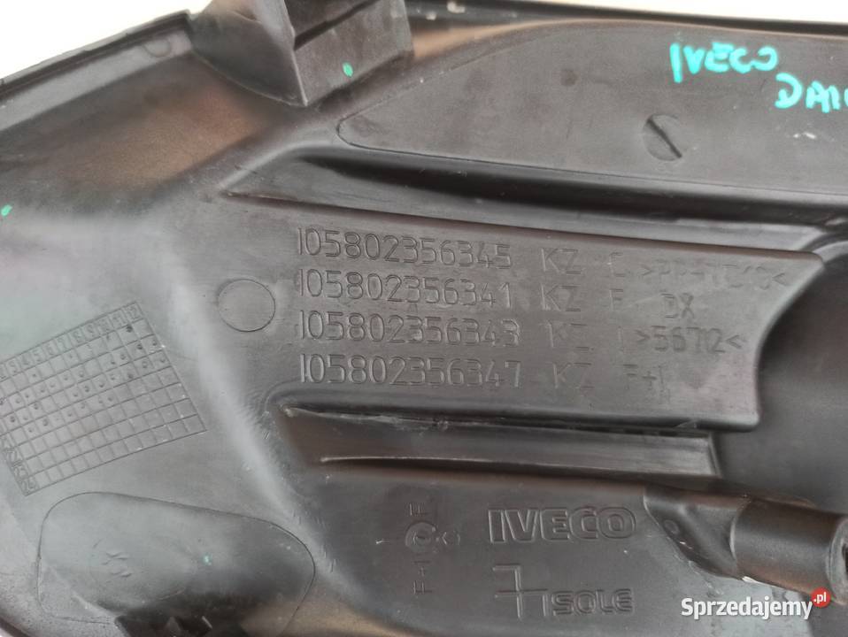 IVECO DAILY IV 19 KRATKA ZDERZAKA PRAWA Bieleń