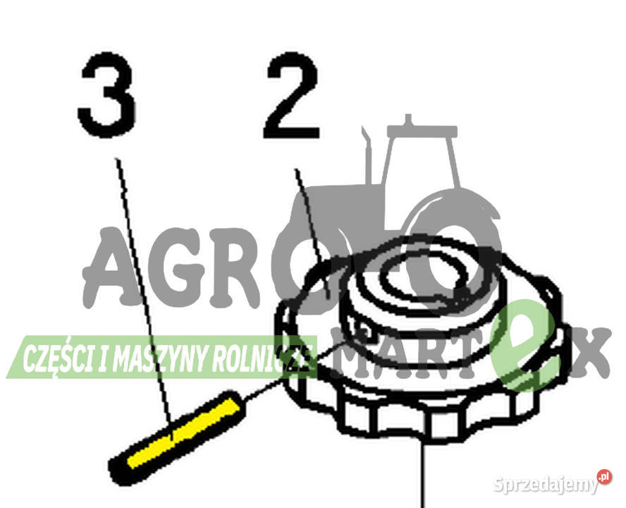 041010 41010 KOŁEK 8x50 GERINGHOFF Części zamienne Wichrów