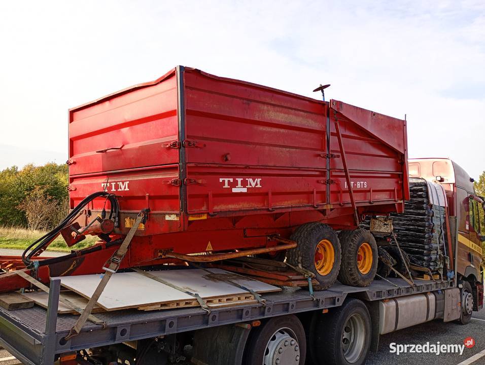 Przyczepa Tim 10 ton do przyjmowania wywrotka na Metal-Fach Sośno sprzedam