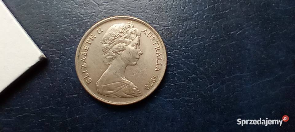 Stare monety 5 cent 1970 Australia Lesko