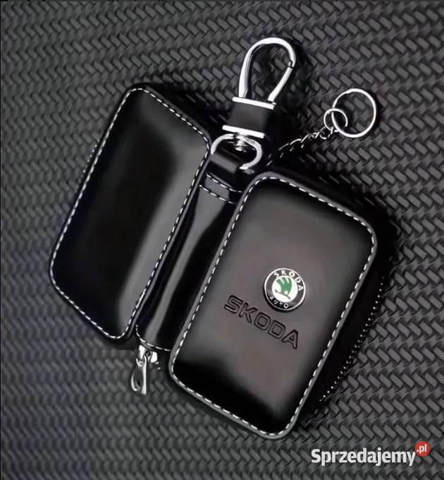 SKODA BRELOK ETUI NA KLUCZYKI SKÓRA CHROM Skarżysko-Kamienna