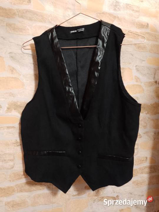 4042 LXL Shein Czarna biznesowa kamizelka Rozmiar 42(XL) Kraków