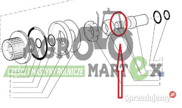 5185502 5148104 PIERŚCIEŃ TŁOKOWY CNH New Holland