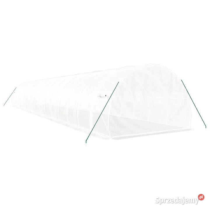 Szklarnia ze stalową ramą biała 48 m 16x3x2 m Warszawa sprzedam