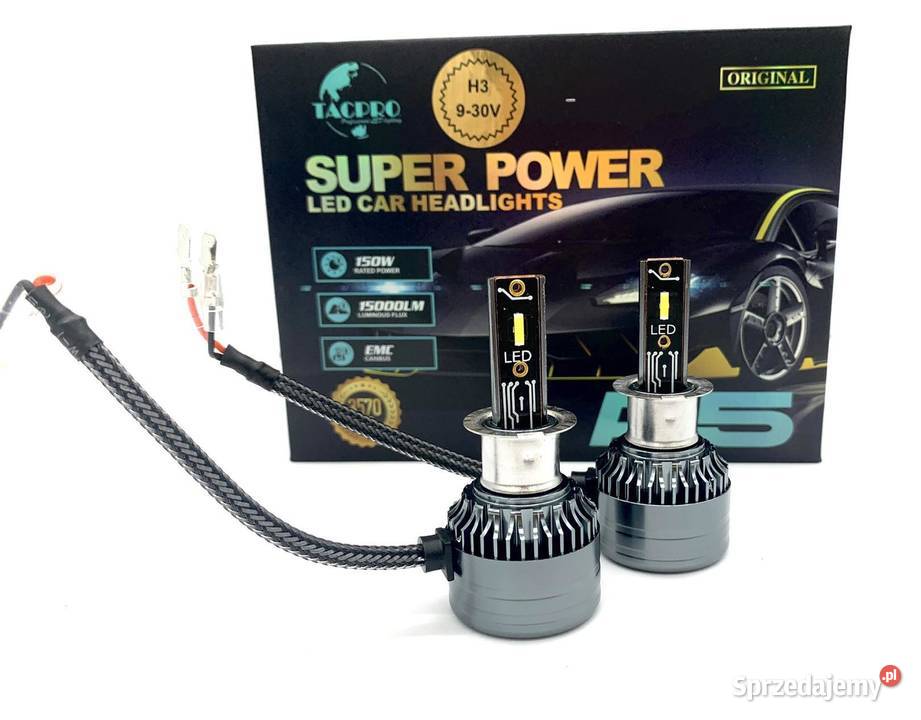 ŻARÓWKA LED H3 930V KOMPLET CANBUS mazowieckie Pomiechówek