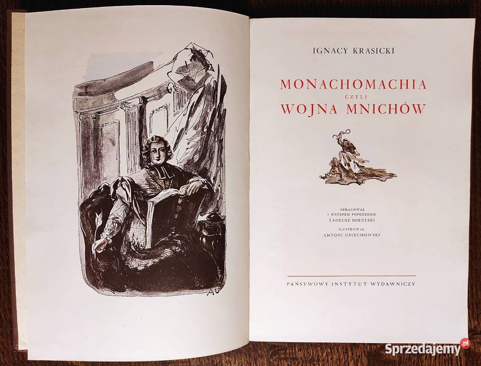 Ignacy Krasicki Monachomachia czyli Wojna