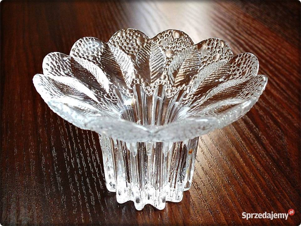 Świecznik kryształowy Medea Lausitzer Glas DDR Dekoracje i ozdoby Żary sprzedam