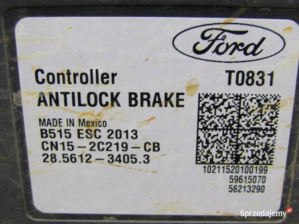POMPA ABS 10 ECOSPORT FORD ECOSPORT CN152C219CB osobowe