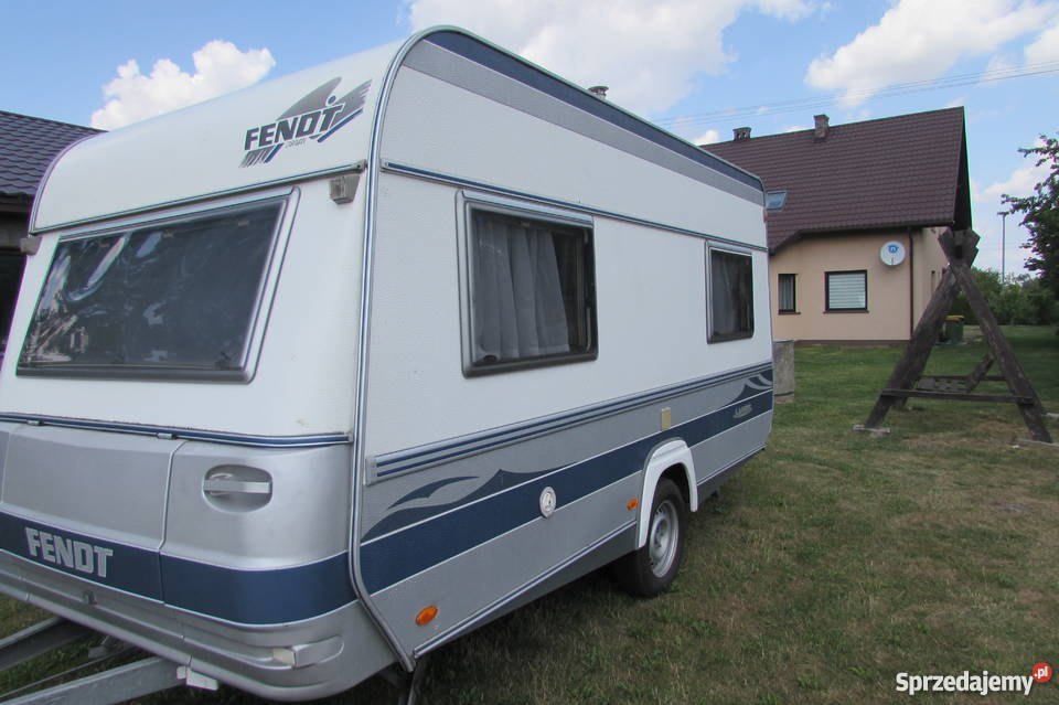 Przyczepa kempingowa Fendt Biała sprzedam