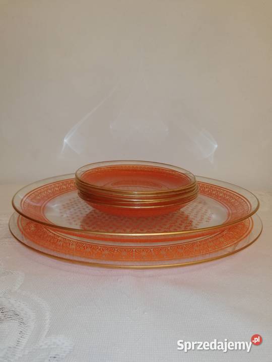 Komplet deserowy Vintage lata 80te XX w mazowieckie Warszawa sprzedam