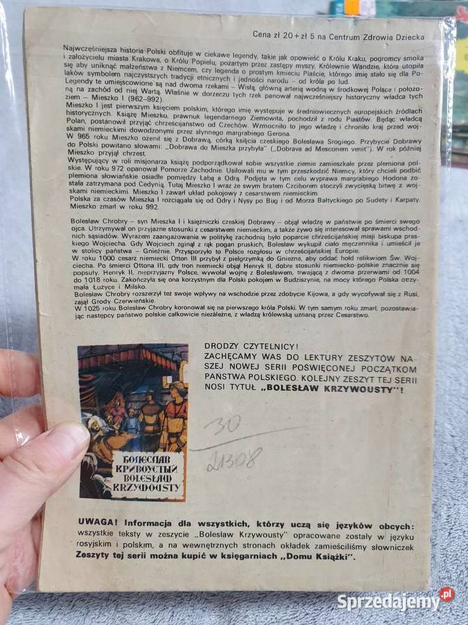 O Mieszku I i jego synu Bolesławie Chrobrym jęz Gdynia