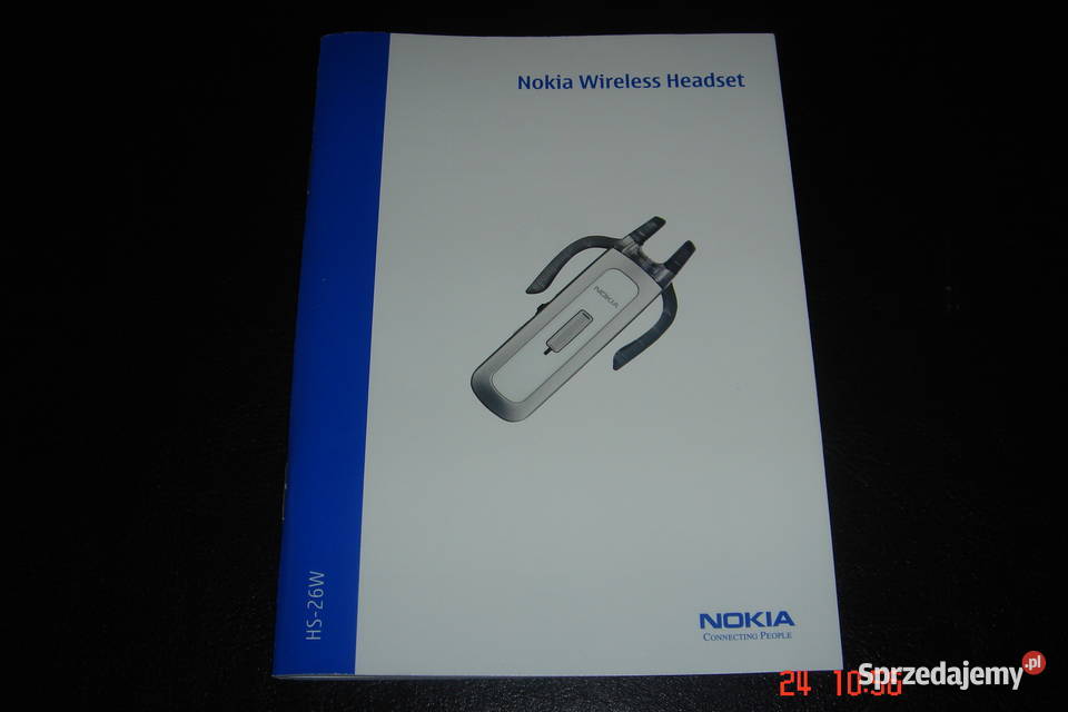 Instrukcja do Nokia HS-26W bezprzewodowy zestaw słuchawkowy