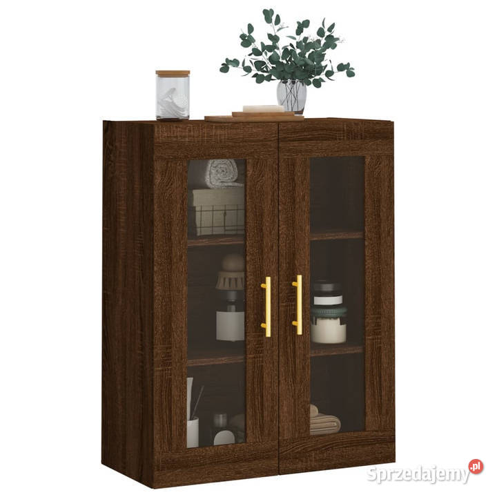 Szafka wisząca brązowy dąb 695x34x90 WM828475 mazowieckie Warszawa