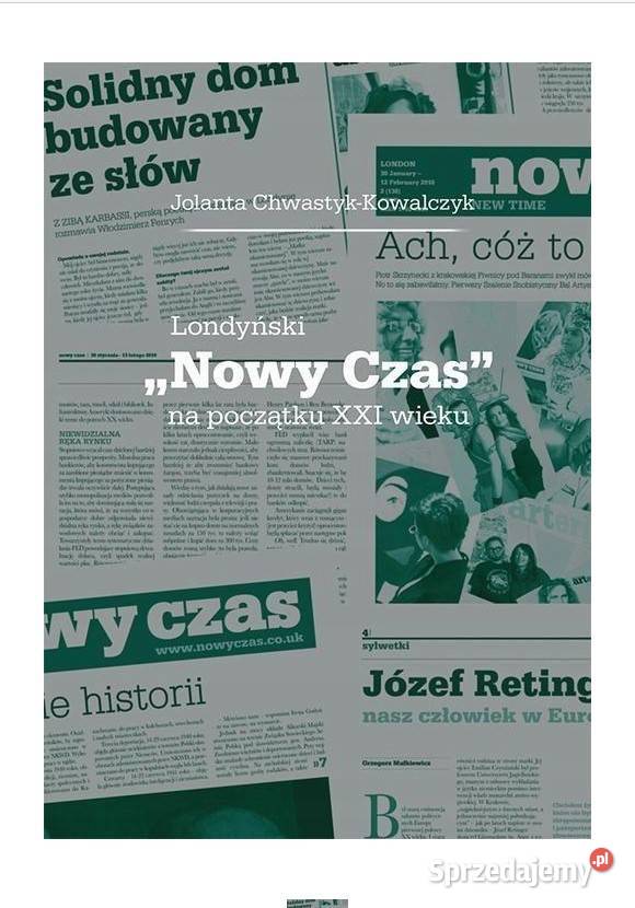 Londyński Nowy Czas na początku XXI wieku literaturoznawstwo Łódź