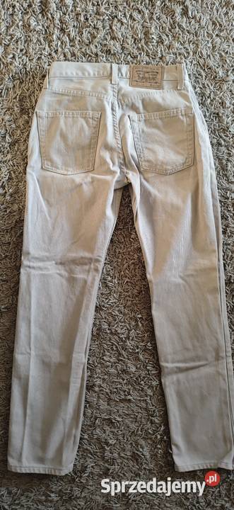 Spodnie sztruks Levis Strauss szary/srebrny Rzeszów