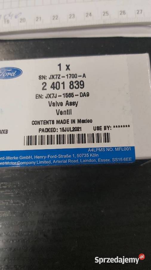 Czujnik TPMS FORD 2401839 JX7J1565DA9 BRATFORD mazowieckie Radom