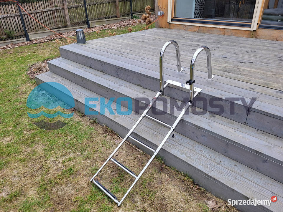 Drabinka kąpielowa pomostowa basenowa ze stali zachodniopomorskie