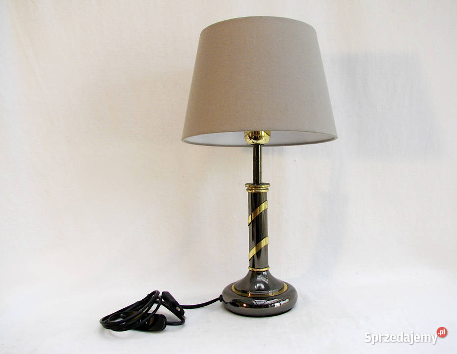 Lampka nocna Gabinetowa czarna Lampy Szczecinek sprzedam