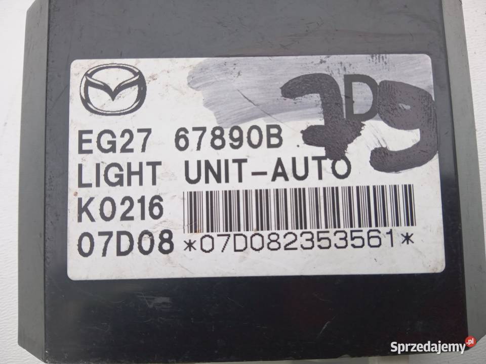 MODUŁ ŚWIATEŁ STEROWNIK MAZDA CX7 22 EG27 67890B wielkopolskie Nowy Tomyśl