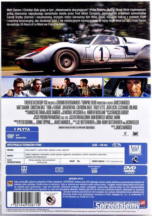 LE MANS 66 MATT DAMON Filmy Kalisz