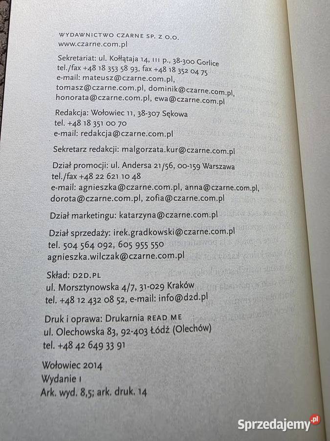 Herta Mller Nadal ten sam śnieg i nadal ten sam Kraków sprzedam