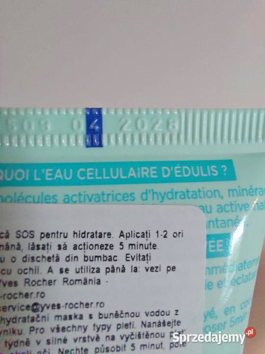 maseczka nawilżająca Yves Rocher SOS 75 ml Hydra wielkopolskie Poznań sprzedam