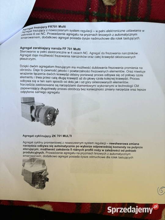 Okleiniarka HOLZ HER ACCURA 1554 automatic Ładzice