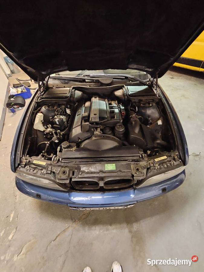 Bmw E39 kombi niebieska seria 5 kombi hak i LPG benzyna+LPG Elbląg