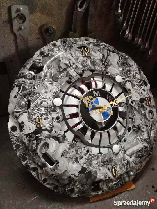 Zegar ścienny z docisku sprzęgła samochodowego Radom