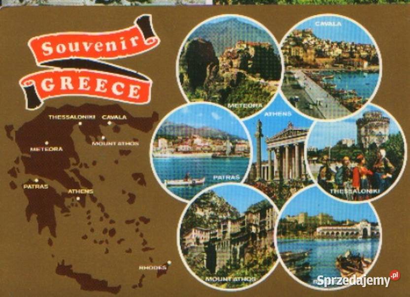 Kart poczt Grecja 8 Gliwice