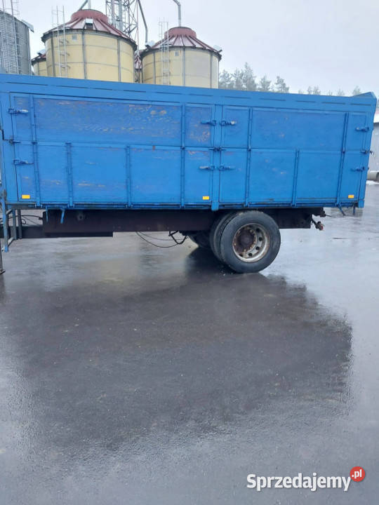 Przyczepa wywrotka z suszarnią susząca 8 ton Podlejki