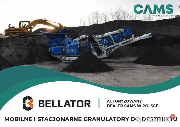 CAMS CENTAURO L 12056 używany granulator pełny VAT Ruda Śląska