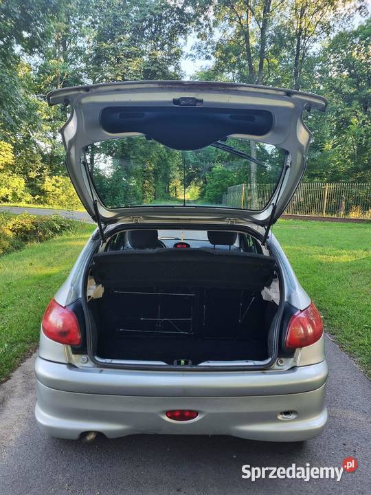 Peugeot 206 14 HDI 2007 srebrny 206 sprzedam