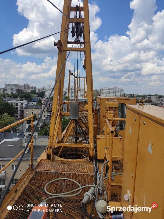 Liebherr 71 EC żuraw wieżowy dźwig Łódź